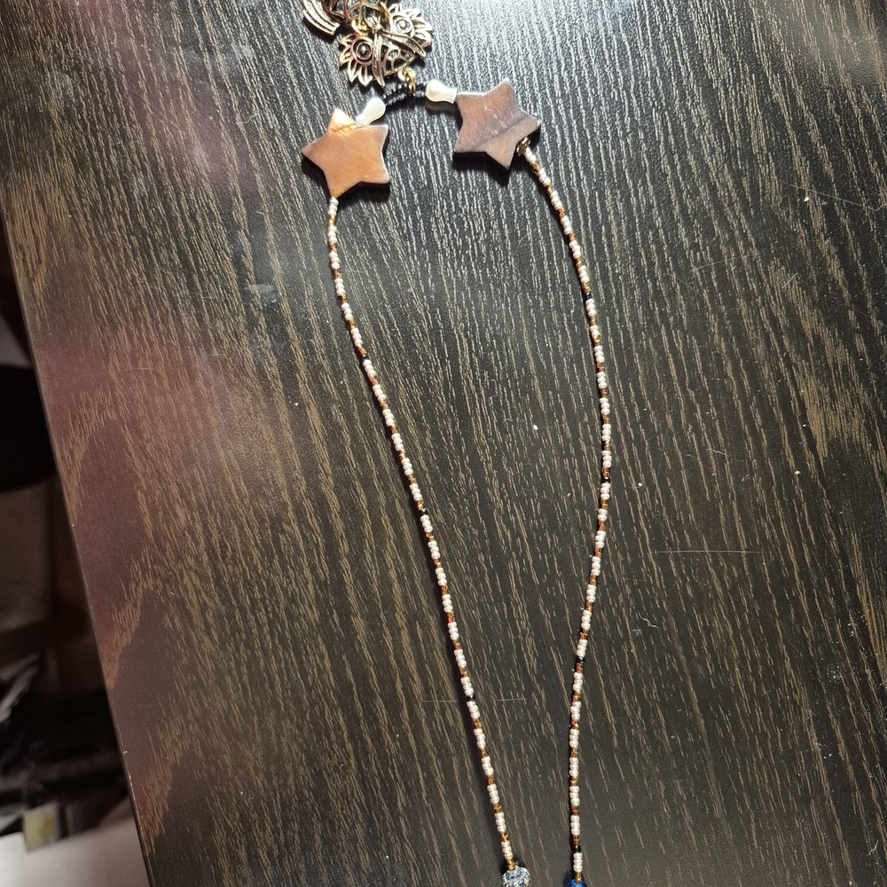 Chic Star Pendant Necklace with Beads